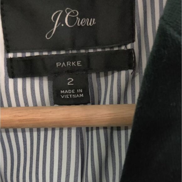 J. Crew Parke Black Velvet Blazer Suit Jacket Size 2 - Picture 12 of 12